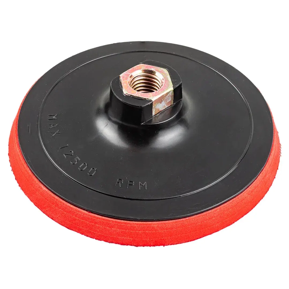 Тарелка опорная с Velcro фиксацией для УШМ (125мм, М14 под ключ) RockForce##Rock FORCE RF-PSD125E