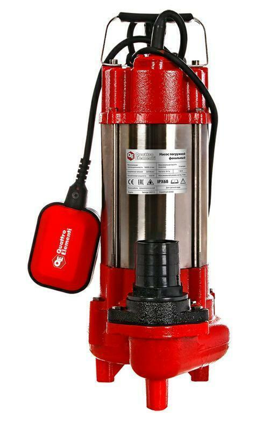 Насос фекальный QUATTRO ELEMENTI Sewage 500F Ci