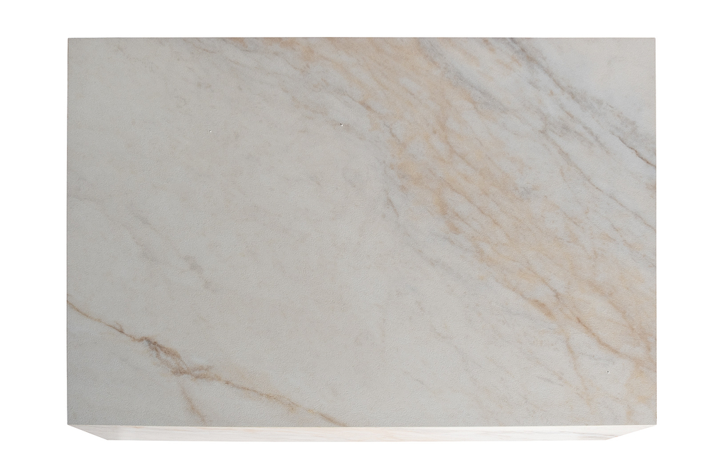 Стол журнальный Garda Decor АГАТ (AGATE) светлый керамический 120*80*29 см