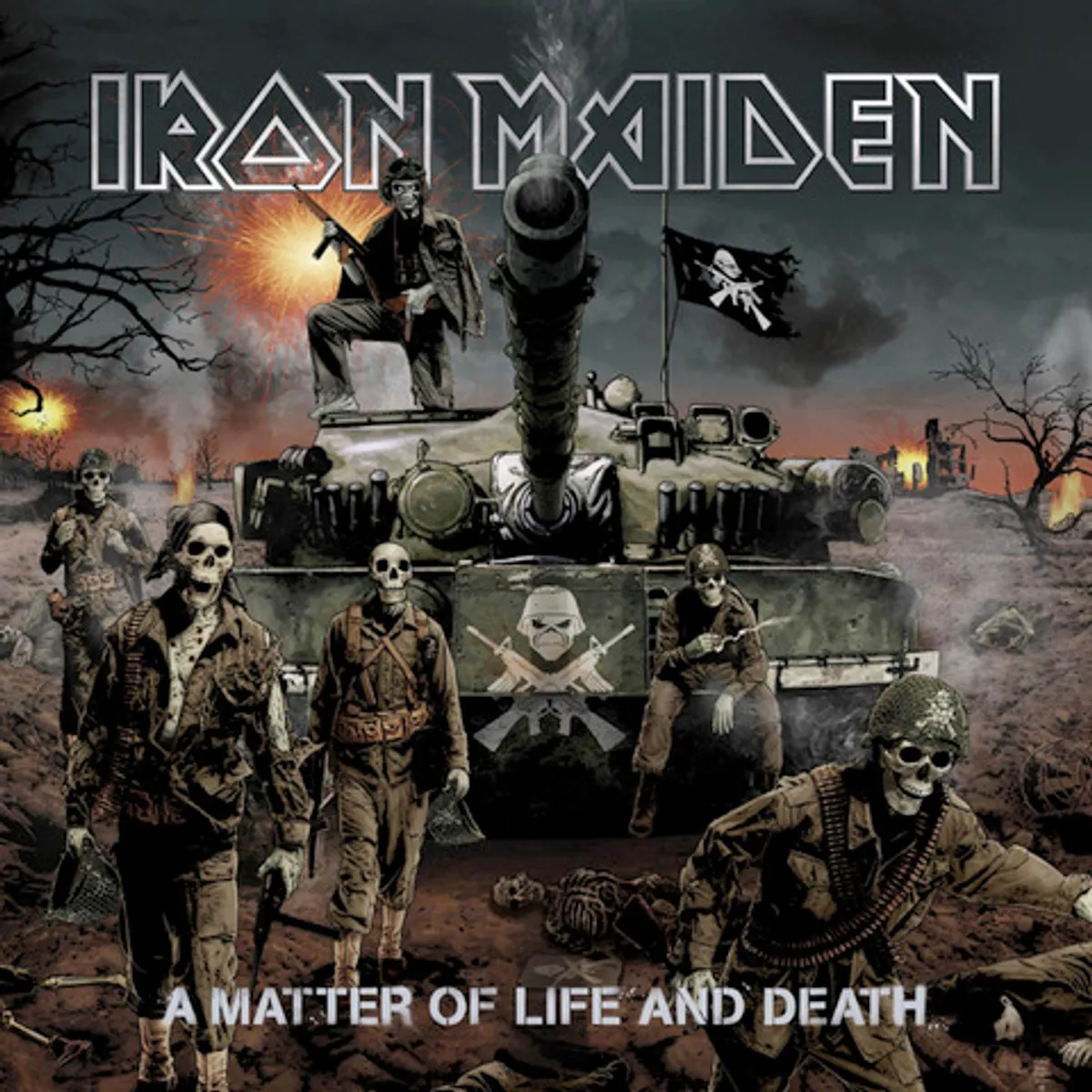 Виниловая пластинка. Iron Maiden - A Matter of Life and Death