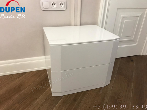 Тумба прикроватная DUPEN M-102 белая