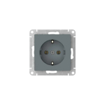 ATLASDESIGN РОЗЕТКА с заземлением без шторок, 16А, мех., быстрозажим. клем., ГРИФЕЛЬ