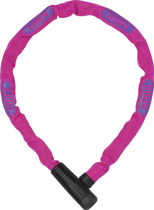 Замок 05-0072492 вело цепь на ключе 5805K/75см PK STEEL-O-CHAIN 5мм, класс защиты 5/15 розовый ABUS