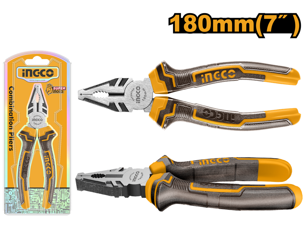 Плоскогубцы комбинированные INGCO HCP08188 180 мм Плоскогубцы комбинированные INGCO HCP08188 180 мм