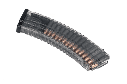 Магазин PufGun для Сайга-МК (TG-2), 7,62×39, 30 патронов, прозрачный