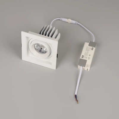 Светильник MS-VORTEX-BUILT-S117x117-20W Warm3000 (WH-WH, 40 deg, 230V) (Arlight, IP20 Металл, 5 лет)
