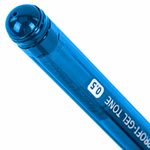 Ручка гелевая BRAUBERG "Profi-Gel TONE", 1шт, СИНЯЯ, линия письма 0,4 мм, стандартный наконечник 0,5 мм, тонированный корпус, 144128