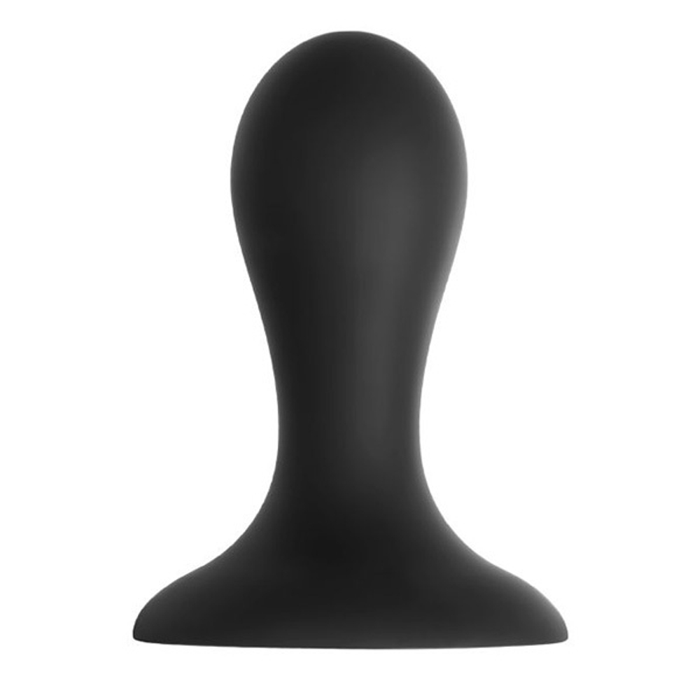 Черная анальная втулка 8,5см Erotist Toys Anal Plug Hidro Size S