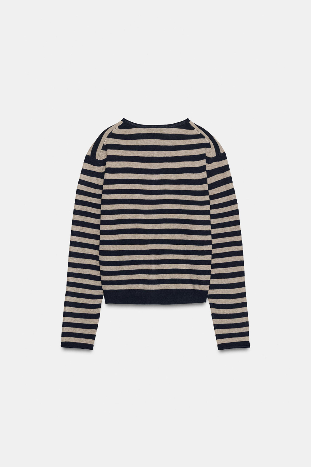 ТОНКИЙ КАРДИГАН В ПОЛОСКУ — ZARA