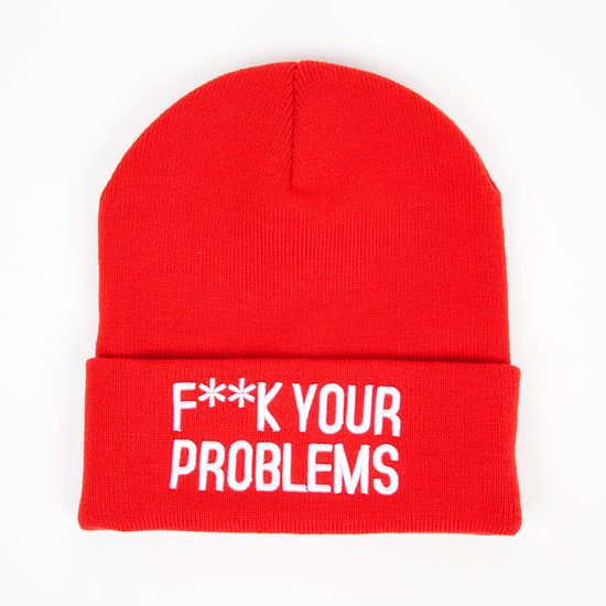 Шапка TRUESPIN F_ck Beanies RED