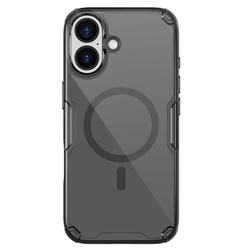 Тонированный чехол с MagSafe для iPhone 17, серия Nature TPU Pro Magnetic (Transparent Black) от Nillkin