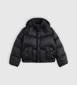 Пуховик женский LEVI'S WESTERN BUBBLE SHORTIE ANTHRACITE NIGHT