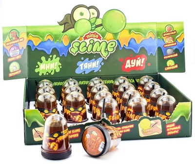 Лизун "Slime "Ninja" с ароматом колы, 130 г.