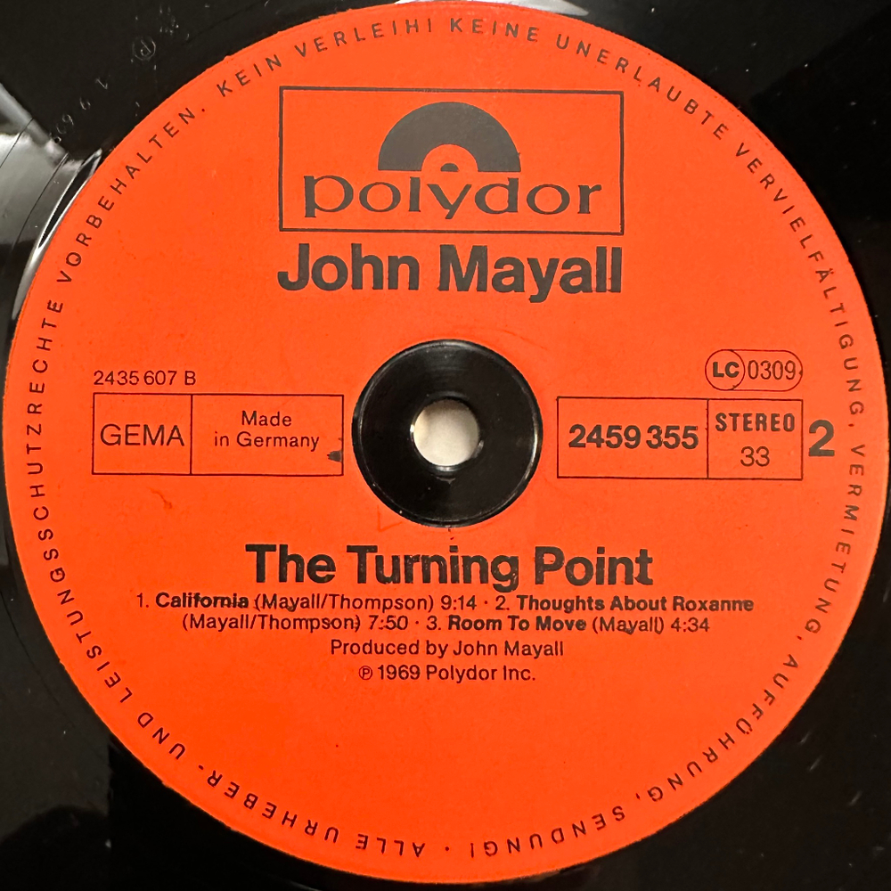 John Mayall - The Turning Point (Германия)