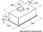 Вытяжка MAUNFELD Domina 60 белый