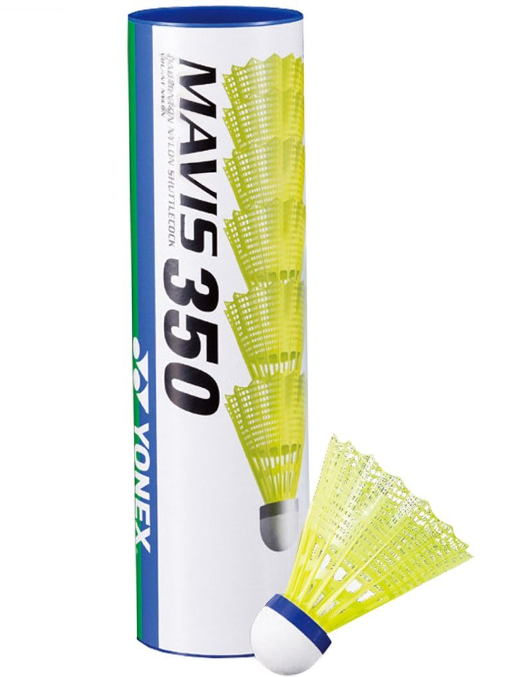 Воланы для бадминтона Yonex Mavis 350 Nylon 6P - желтые