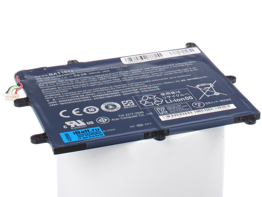 Аккумулятор iBatt 3250mAh, для BAT-1012; BT.00203.011; CS-ACT200SL; KT.00203.002; iB-A639
