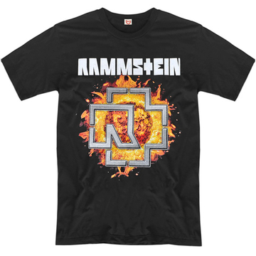 Футболка "Rammstein" (logo, flame)