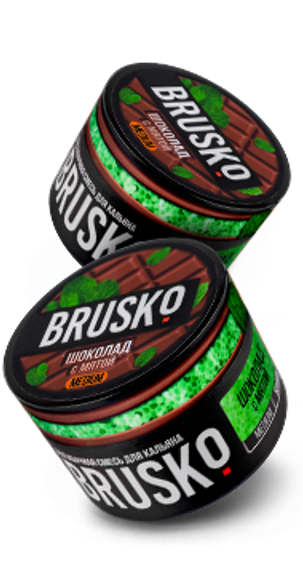 BRUSCO Strong - Шоколад с мятой (50г)