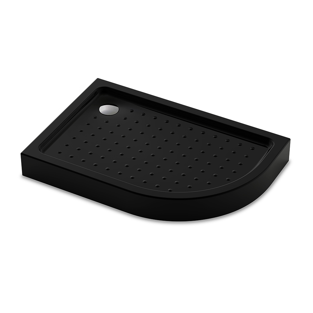 Душ. поддон Veconi TZ55LB Арт. TZ55LB-10090-C5 Акриловый (1000x900x150, черный, асимметричный, ле
