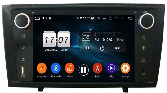 Магнитола для Toyota Avensis 2008-2015 - Kuberg KD-7249-P6 на Android 10