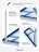 Чехол книжка для iPad Air 13 M2 / Pro 12,9" (3,4,5,6 gen) Gurdini Milano Series Cloud Blue