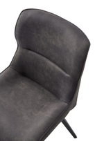 Стул DC-2206 темно серый COWBOY 104#/черный
