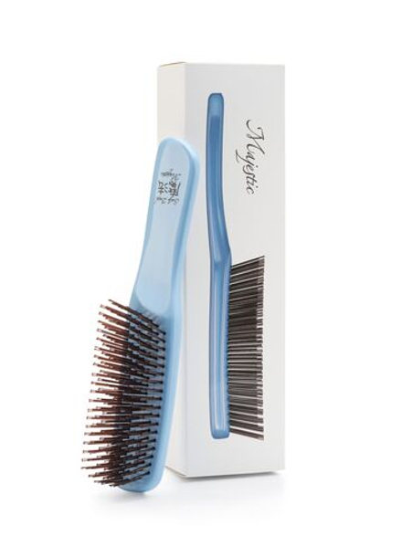 Расческа Majestic Scalp Brush голубой жемчуг