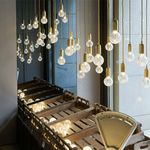 Pendant design lamp Crystal Bulb by Lee Broom (8 suspension)