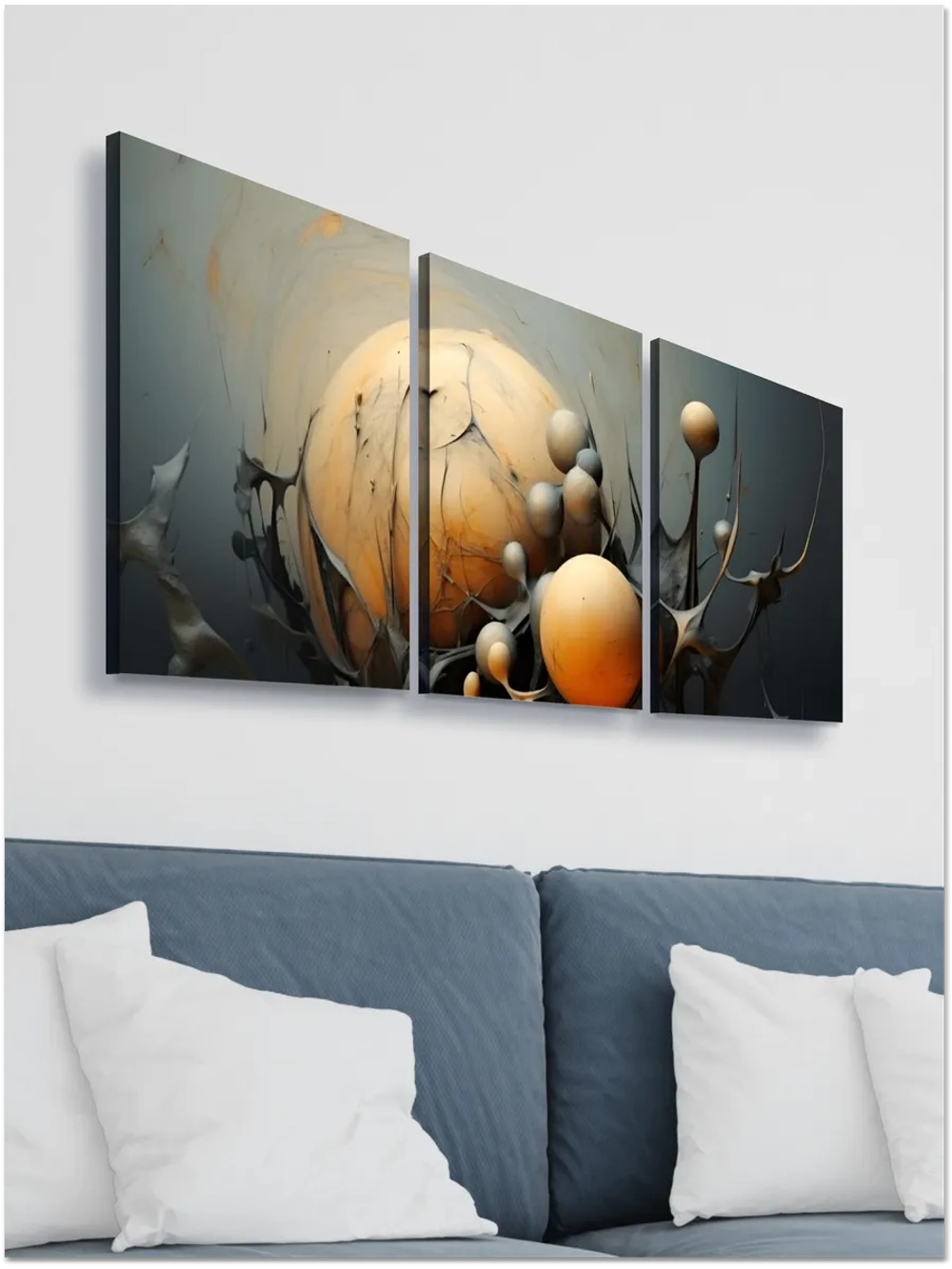Картина Зов тьмы модульная 50x70см 3шт.