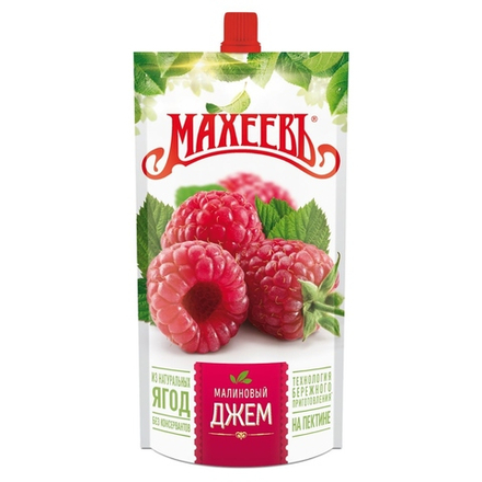 Джем МАХЕЕВЪ - 300г - малина д/пак 1/16