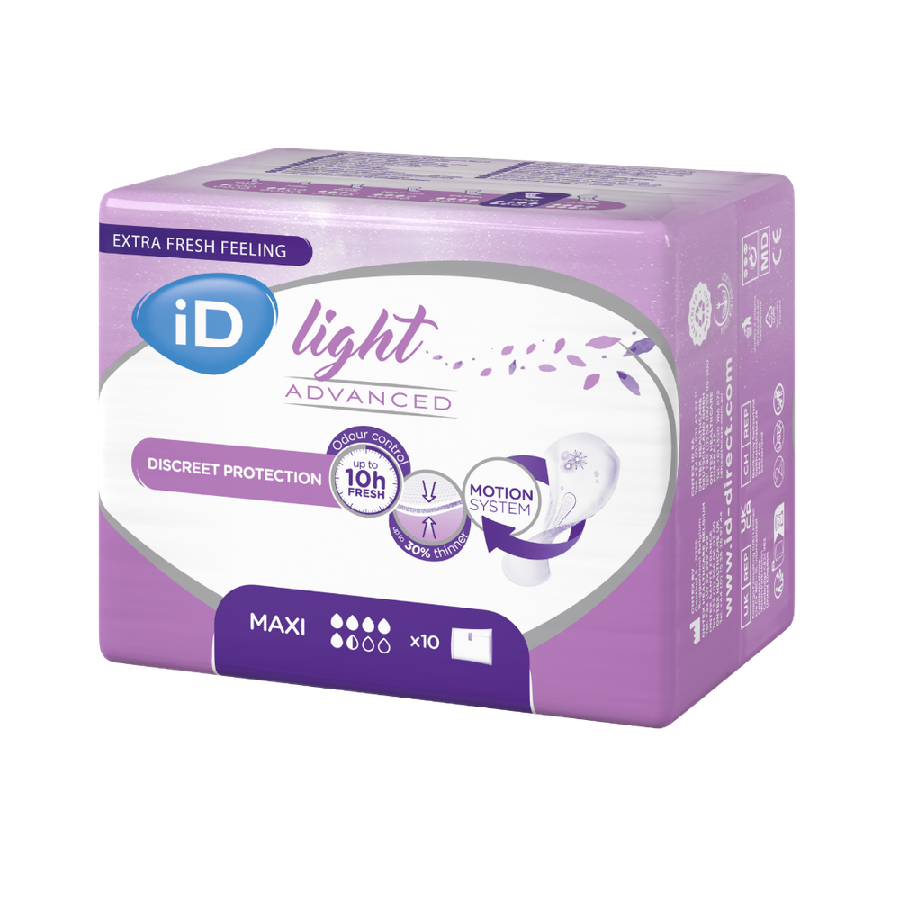 Урологические прокладки iD Light Maxi Advanced, 10 шт
