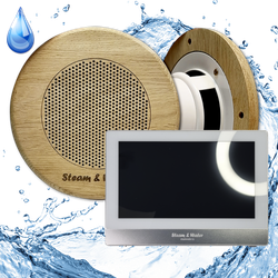 Комплект домашней акустической системы с караоке-усилителем Steam & Water SOUND SAUNA R2