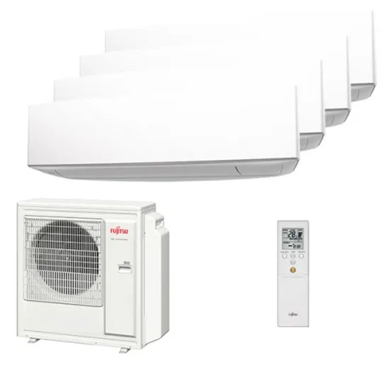 Мультисплит система на 4 комнаты Fujitsu ASYG07KETA x 4 / AOYG30KBTA4