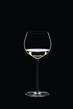 Бокал для белого вина 620мл Riedel Fatto a Mano Oaked Chardonnay с черной ножкой