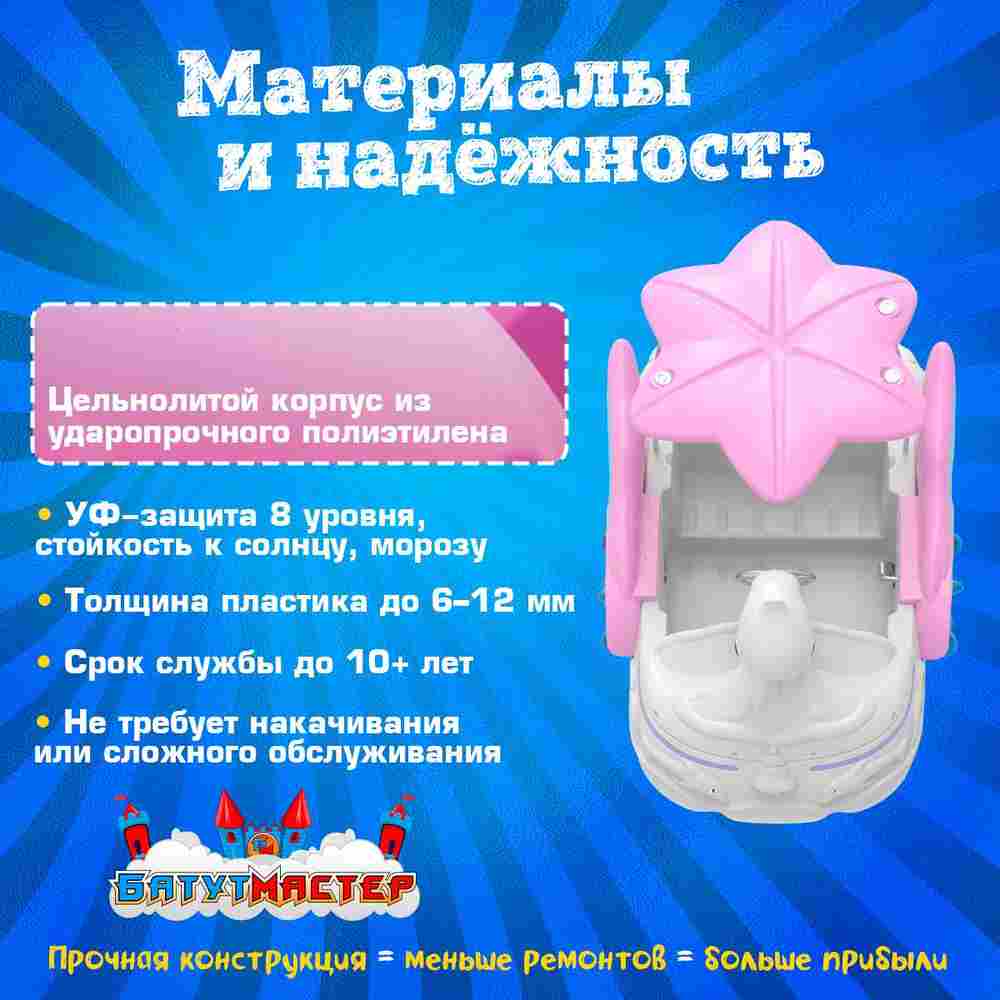 Семейная электрическая лодка-катамаран «Бело-розовый лебедь», 1+1