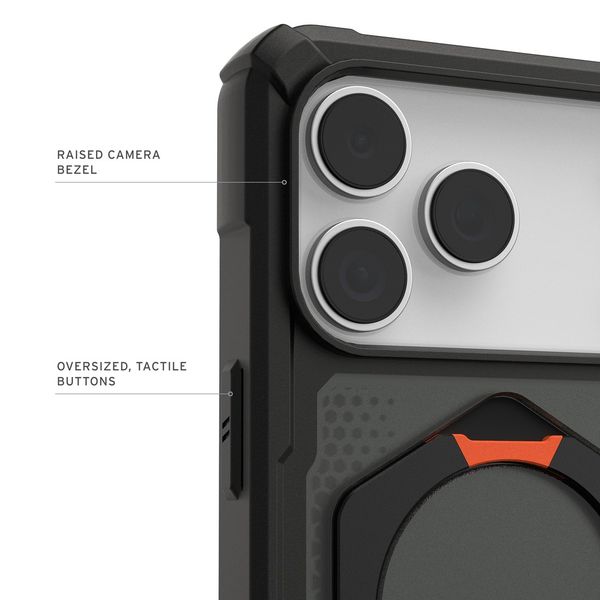 Чехол Uag Plasma XTE Case для iPhone 17 Pro Max, Черно/Оранжевый | Black/Orange