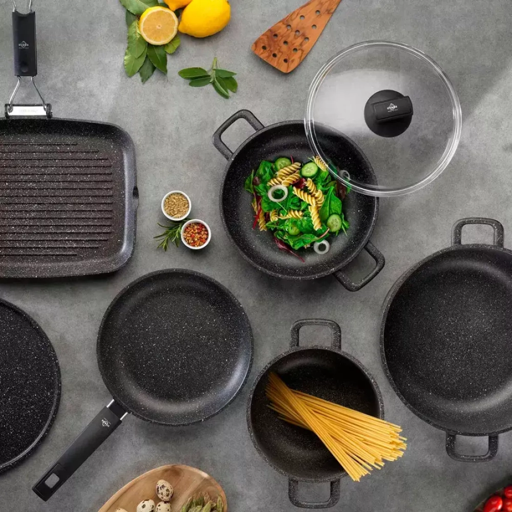 Кастрюля 20см Olympia Hard Cook Fix Induction