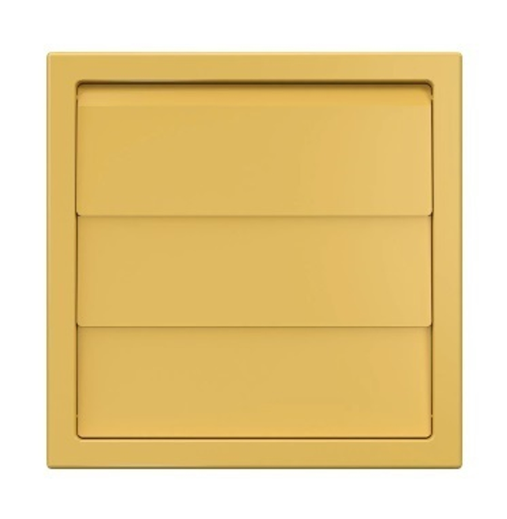 Выход стенной КФ фланец D125 жалюзи 150x150 ASA Beige ERA