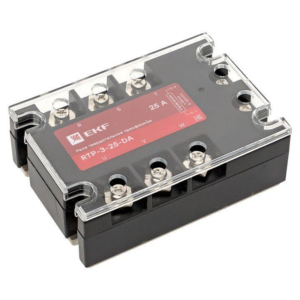 Реле твердотельное трехфазное RTP-25-DA PROxima EKF rtp-3-25-da