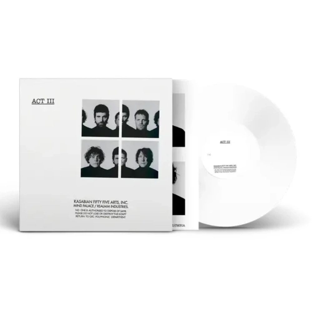 Kasabian - Act III - White LP