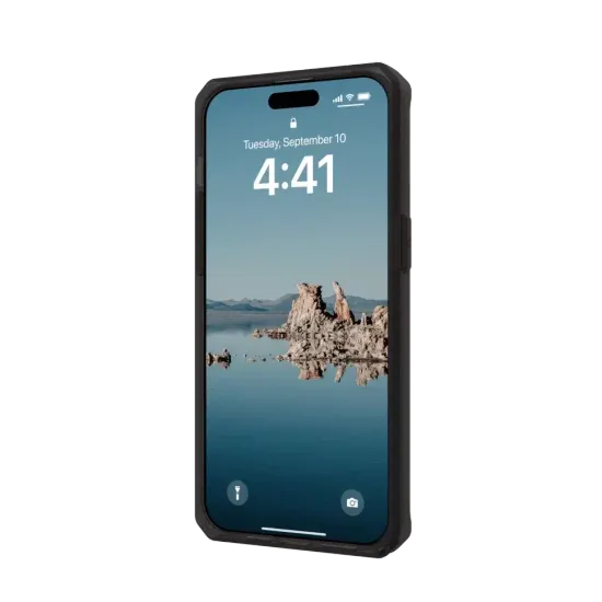 Чехол с поддержкой MAGSAFE Uag Plyo для iPhone 15 Pro MAX 6.7", цвет черный/бронза (Black/Bronze)