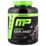 MusclePharm, Combat® 100%, порошок из сывороточного протеина, со вкусом шоколадного молока, 2,27 кг (5 фунтов)