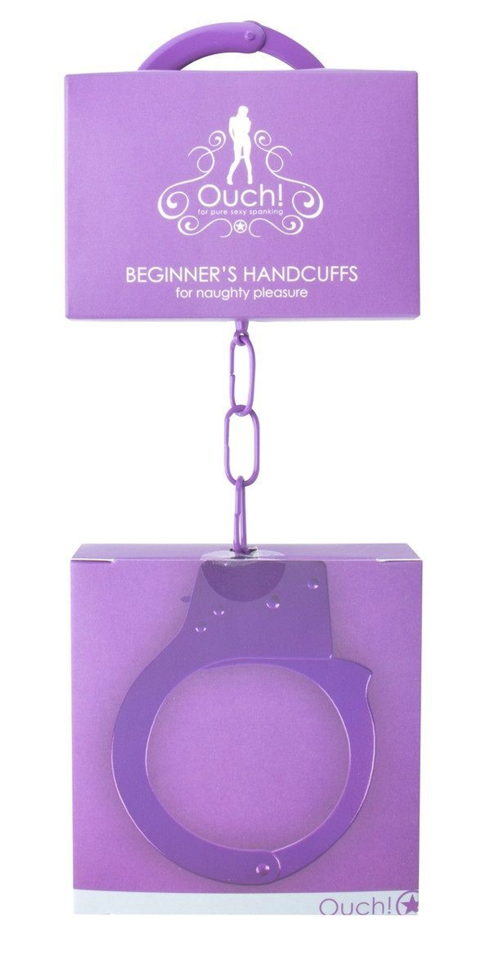 Фиолетовые наручники OUCH! Purple (Цвет: фиолетовый)