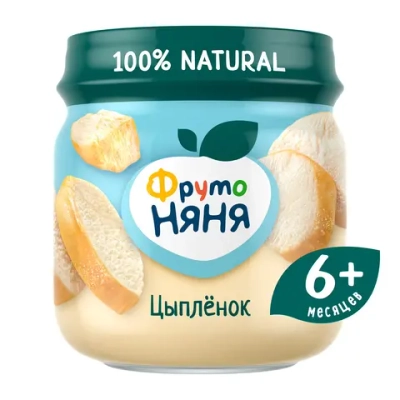 Фрутоняня пюре Мясное Цыпленок 80г