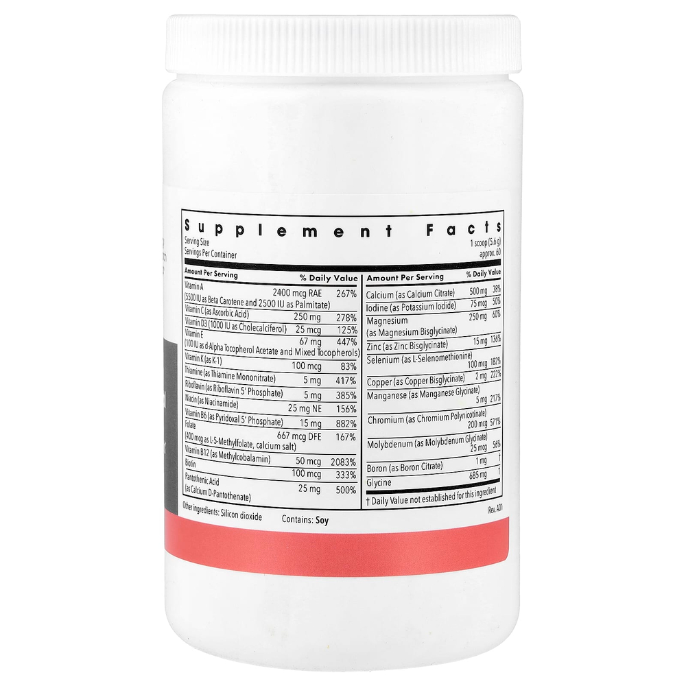 Metabolic Maintenance, основа витаминов и минералов в порошке, 340 г