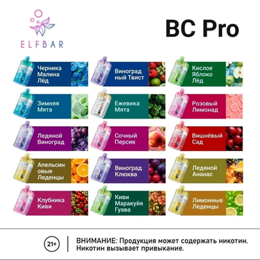 💪Крепкая новинка Elf bar BC Pro 16000!