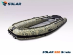 Лодка надувная моторная solar-520 strela jet tunnel