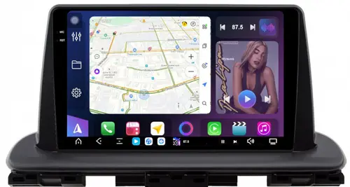 Магнитола для KIA Cerato 4 2018+ - FarCar S500-TS20 монитор 9.5" 2K QLED на Android 14, Быстрейшая, CarPlay, 4G SIM-слот