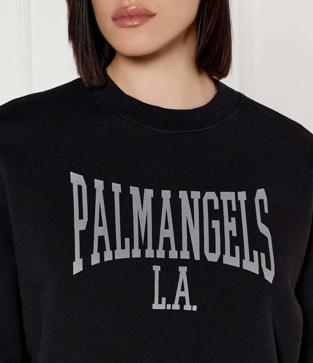 Худые COLLEGE CLASSIC CREW Palm Angels - черный(PWBA017F 24FLE001)